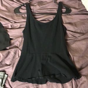 Peplum tank top